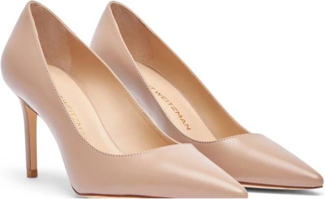 Stuart Weitzman Klassieke puntige pump Beige Dames