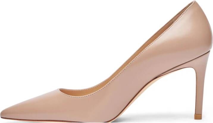 Stuart Weitzman Klassieke puntige pump Beige Dames