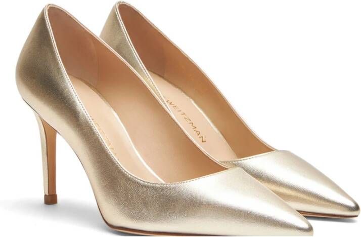 Stuart Weitzman Klassieke puntige pump Yellow Dames