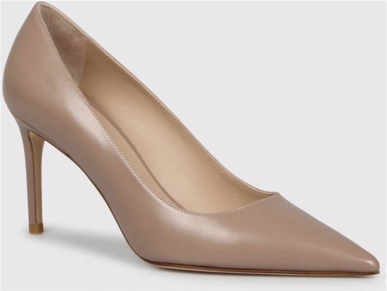 Stuart Weitzman Klassieke puntige stiletto-pomp Beige Dames