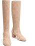 Stuart Weitzman Knee-High Zip Boot Beige Dames - Thumbnail 4