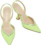 Stuart Weitzman Gemcut Xcurve 100 Slingback Pump Groen Dames - Thumbnail 6