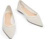 Stuart Weitzman Kristal Mesh Puntige Neus Plat White Dames - Thumbnail 4