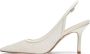 Stuart Weitzman Kristal Mesh Slingback Pump White Dames - Thumbnail 3