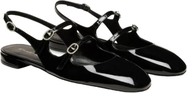 Stuart Weitzman Kristal Slingback Schoenen Black Dames