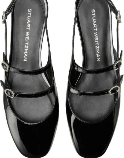 Stuart Weitzman Kristal Slingback Schoenen Black Dames