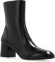 Stuart Weitzman Lakleren enkellaarsjes Flareblock Black Dames - Thumbnail 4