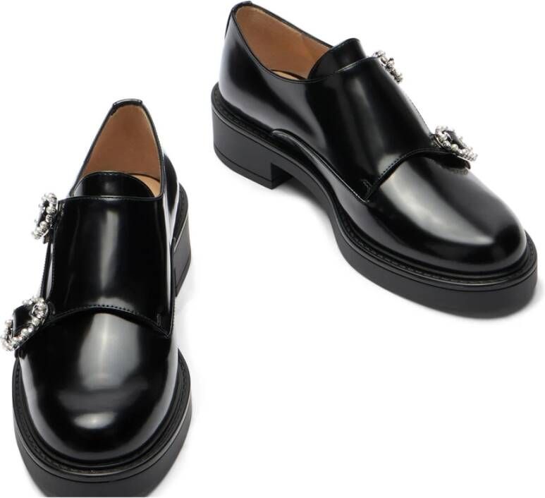 Stuart Weitzman Leighton Monk Strap Black Dames