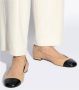 Stuart Weitzman Leren balletflats Eden Strap Beige Dames - Thumbnail 2