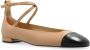 Stuart Weitzman Leren balletflats Eden Strap Beige Dames - Thumbnail 4