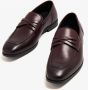 Stuart Weitzman Leren Crisscross Loafer Brown Heren - Thumbnail 4