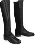 Stuart Weitzman Leren en stretch stoffen laarzen Black Dames - Thumbnail 2