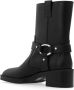 Stuart Weitzman Leren enkellaarzen Jax Black Dames - Thumbnail 5