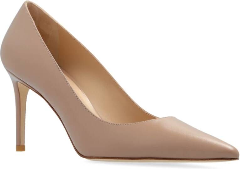 Stuart Weitzman Leren hakken Beige Dames