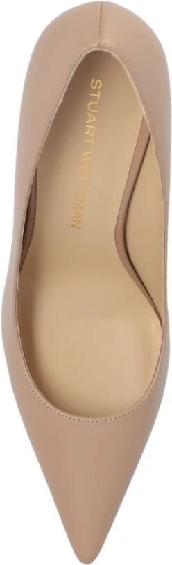 Stuart Weitzman Leren hakken Beige Dames