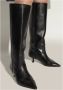 Stuart Weitzman Leren laarzen 'Naomi' Black Dames - Thumbnail 2