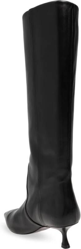 Stuart Weitzman Leren laarzen 'Naomi' Black Dames