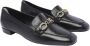 Stuart Weitzman Zwarte Leren Loafers Vierkante Neus Black Dames - Thumbnail 2