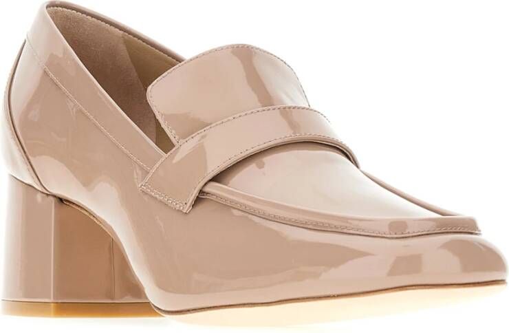 Stuart Weitzman Loafers met hak voor dames Brown Dames