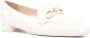 Stuart Weitzman Witte Leren Vierkante Loafers White Dames - Thumbnail 5