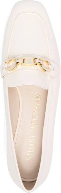 Stuart Weitzman Loafers White Dames