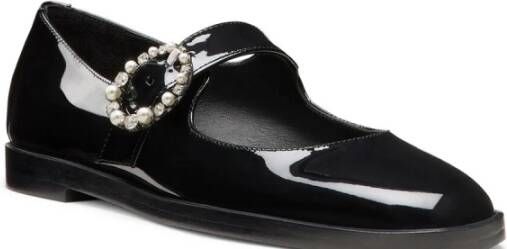 Stuart Weitzman Loralei Crystal Mary Jane Black Dames