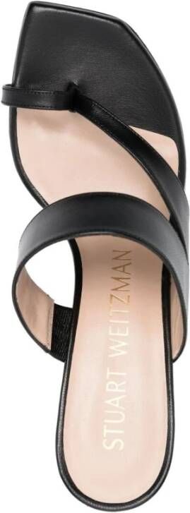 Stuart Weitzman Lyla leren sandalen Zwart Dames