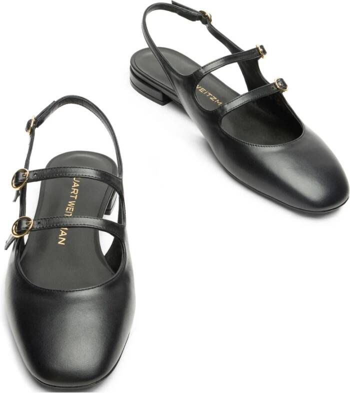 Stuart Weitzman Mary Jane Slingback Schoenen Black Dames