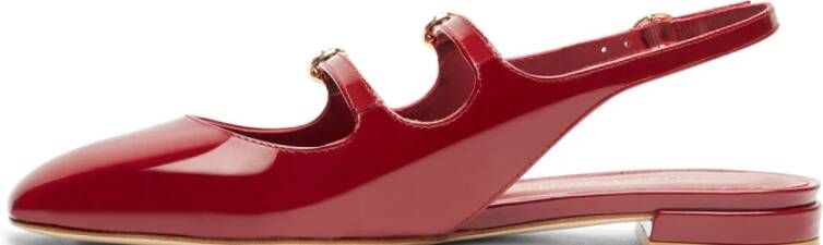 Stuart Weitzman Mary Jane Slingback Schoenen Red Dames