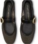 Stuart Weitzman Mesh Ballet Mary Jane Schoenen Black Dames - Thumbnail 4