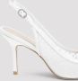 Stuart Weitzman Mesh Slingback Sandalen White Dames - Thumbnail 3