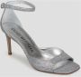 Stuart Weitzman Metallic Finish Sandaal met Uitgesneden Detail Gray Dames - Thumbnail 2