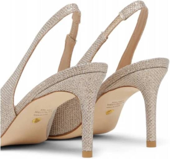 Stuart Weitzman Minimalistische Slingback Pump Beige Dames