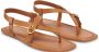 Stuart Weitzman Minimalistische Strappy Sandaal Beige Dames - Thumbnail 2