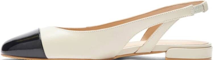 Stuart Weitzman Moderne Cutout Ballerina Beige Dames