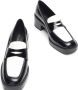 Stuart Weitzman Moderne Loafer met 40-mm Blokhak Black Dames - Thumbnail 4