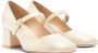 Stuart Weitzman Moderne Mary Jane Pomp Beige Dames - Thumbnail 2