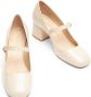 Stuart Weitzman Moderne Mary Jane Pomp Beige Dames - Thumbnail 4