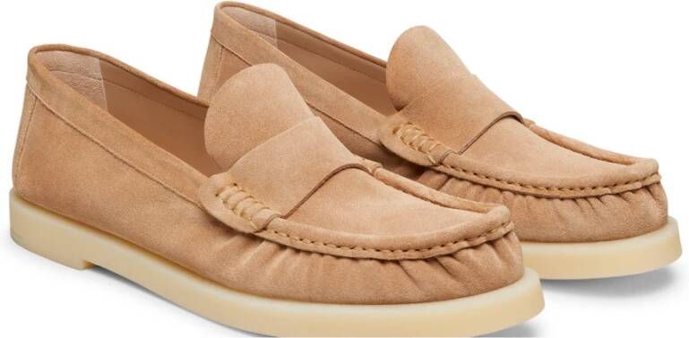 Stuart Weitzman Moderne Penny Loafer Beige Dames