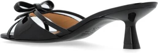 Stuart Weitzman Muiltjes met hak 'Felicity' Black Dames