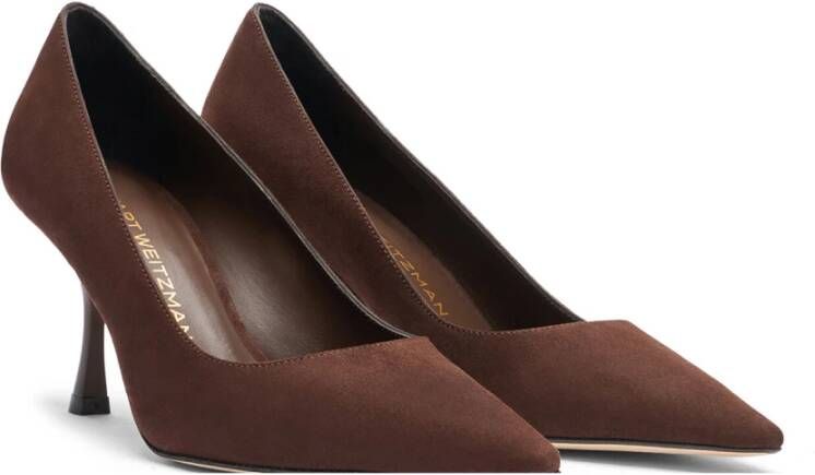 Stuart Weitzman Naomi 75 Pump Brown Dames