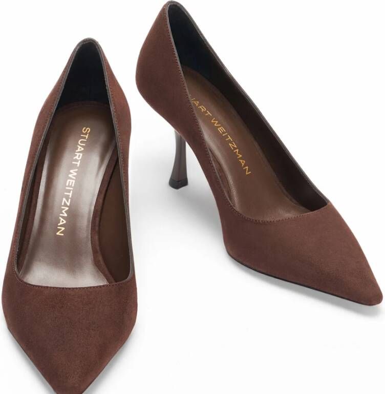 Stuart Weitzman Naomi 75 Pump Brown Dames