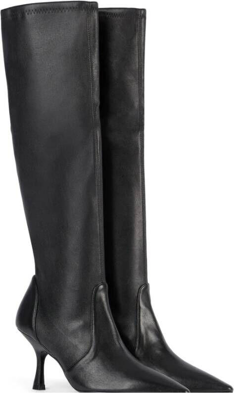 Stuart Weitzman Naomi 75 Stretch Boot Black Dames