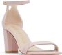 Stuart Weitzman Tijdloze blokhak sandalen Beige Dames - Thumbnail 9