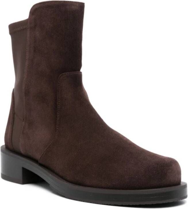 Stuart Weitzman Neutrale Gedurfde Kniehoge Laarzen Brown Dames