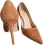 Stuart Weitzman Nougat Suede Stiletto Pumps Brown Dames - Thumbnail 4