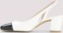 Stuart Weitzman Nude Blokhak Slingback Sandalen Beige Dames - Thumbnail 3