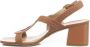 Stuart Weitzman Nude Sandalen voor Dames Brown Dames - Thumbnail 2