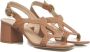 Stuart Weitzman Nude Sandalen voor Dames Brown Dames - Thumbnail 3