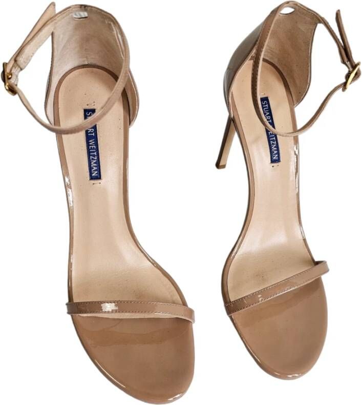 Stuart Weitzman Nudistsong Sandalen Beige Dames